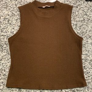 francesca’s mock neck tank top